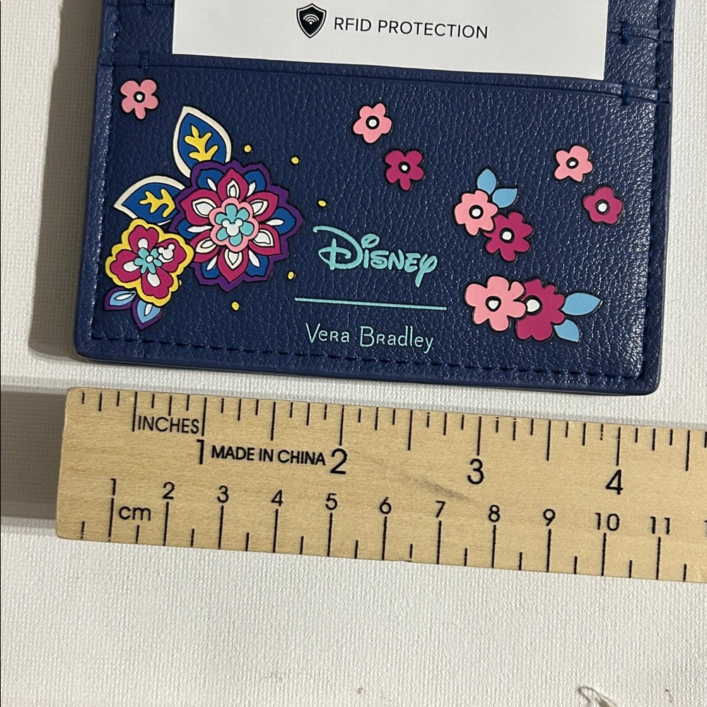 NWT Disney Vera Bradley Wallet on a strap crossbody, dark blue with Mickey. - Picture 7 of 7